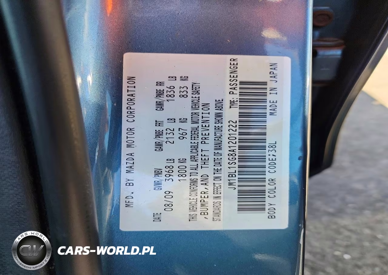 2010 Mazda 3 VIN:JM1BL1SG8A1201222 - 12