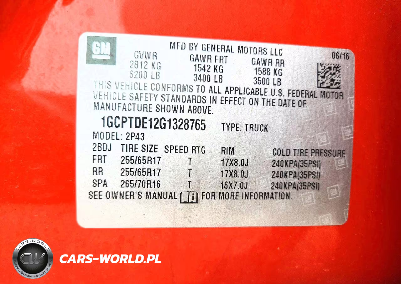 2016 Chevrolet Colorado Z71 VIN:1GCPTDE12G1328765 - 12