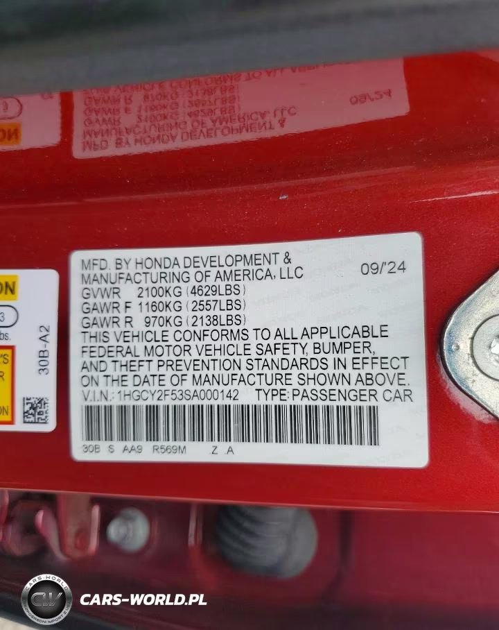 2025 Honda Accord Hybrid Sport VIN:1HGCY2F53SA000142 - 12