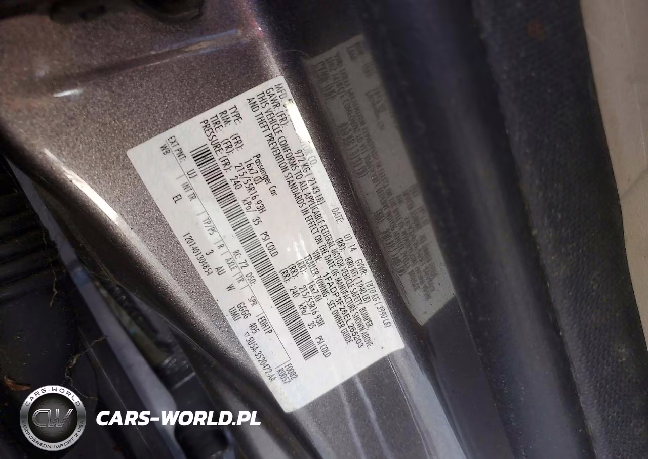 2014 Ford Focus Se VIN:1FADP3F26EL265203 - 12