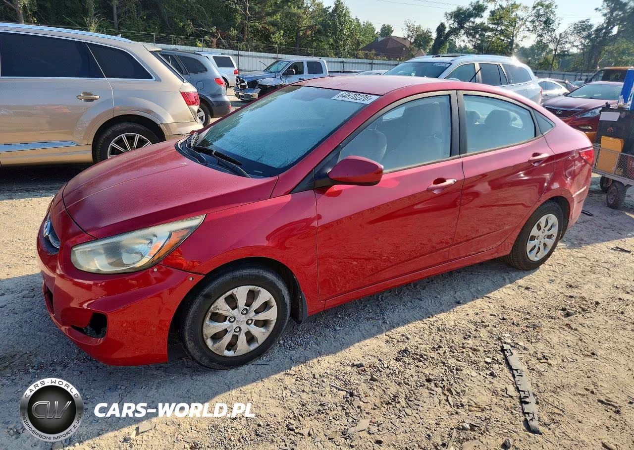 2015 Hyundai Accent Gls VIN:KMHCT4AE5FU866893 - 1