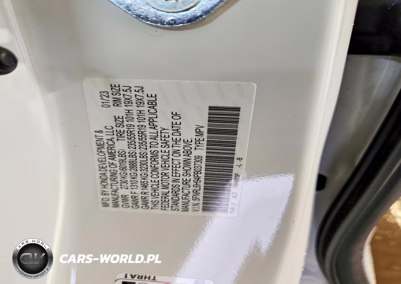 2023 Honda Odyssey Elite VIN:5FNRL6H94PB037309 - 14