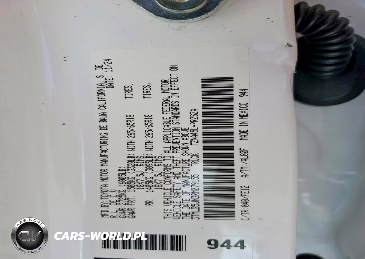 2024 Toyota Tacoma Trd Sport VIN:3TMLB5JN3RM079155 - 12