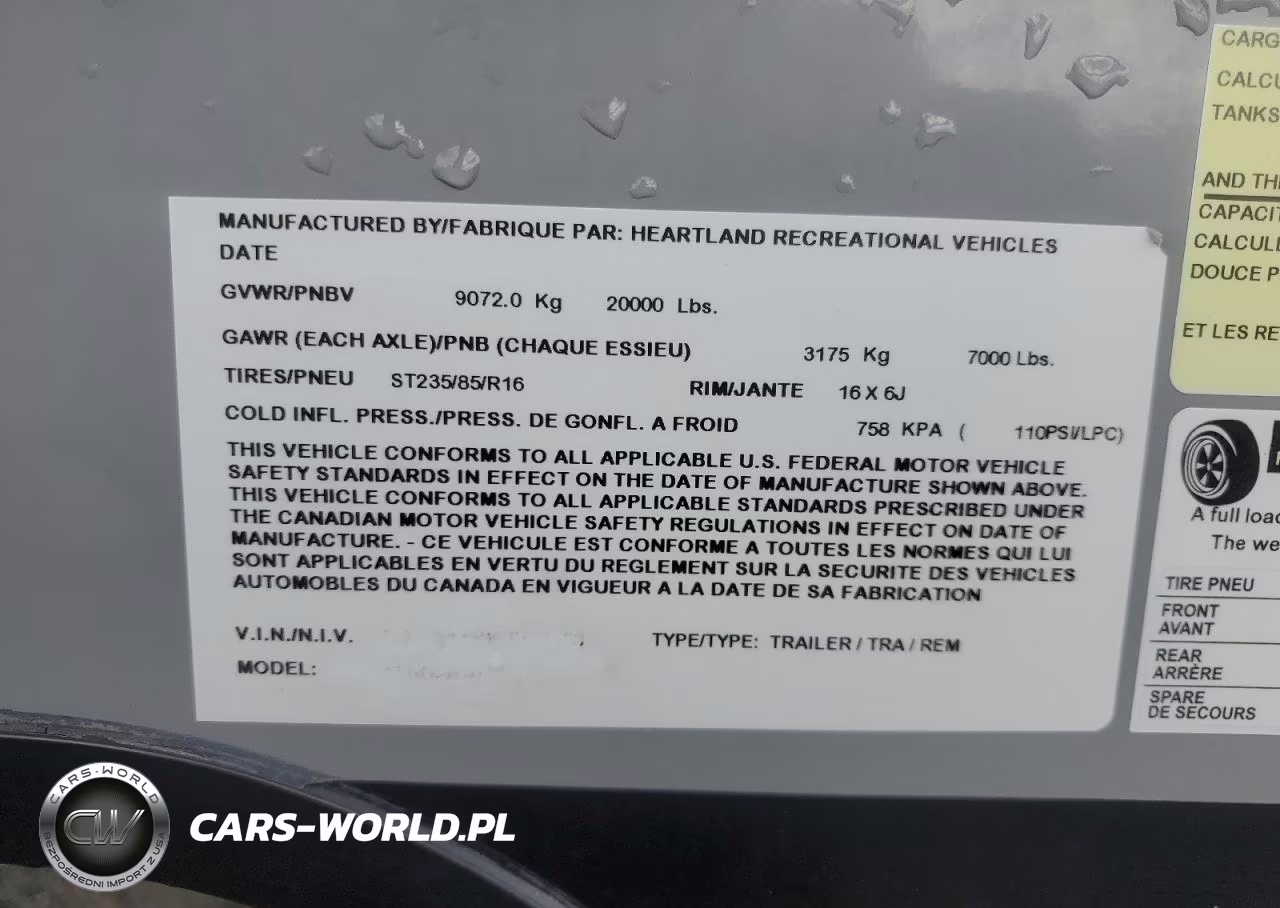 2016 Heartland Cyclone Camper VIN:5SFCG4330GE312898 - 10