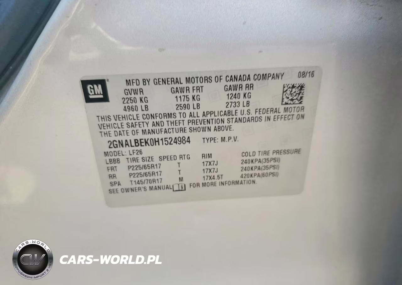 2017 Chevrolet Equinox Ls VIN:2GNALBEK0H1524984 - 12