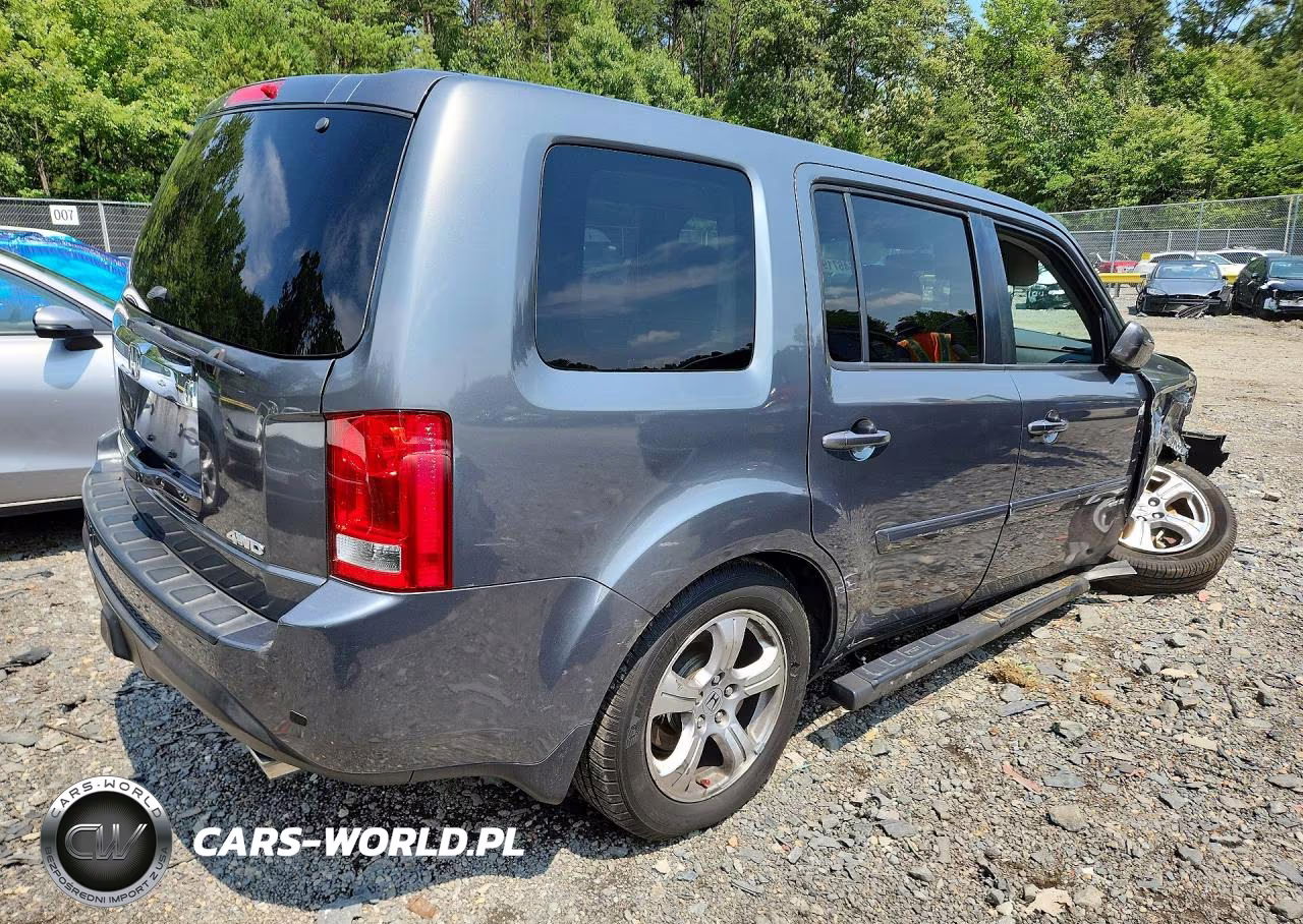 2012 Honda Pilot Exl VIN:5FNYF4H5XCB040407 - 3