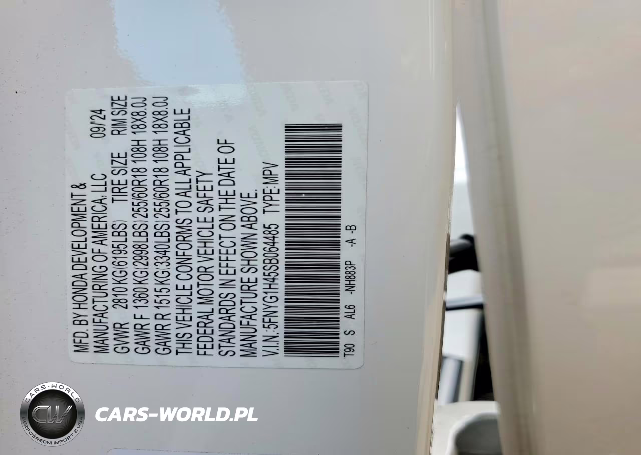 2025 Honda Pilot Exl VIN:5FNYG1H45SB064485 - 14