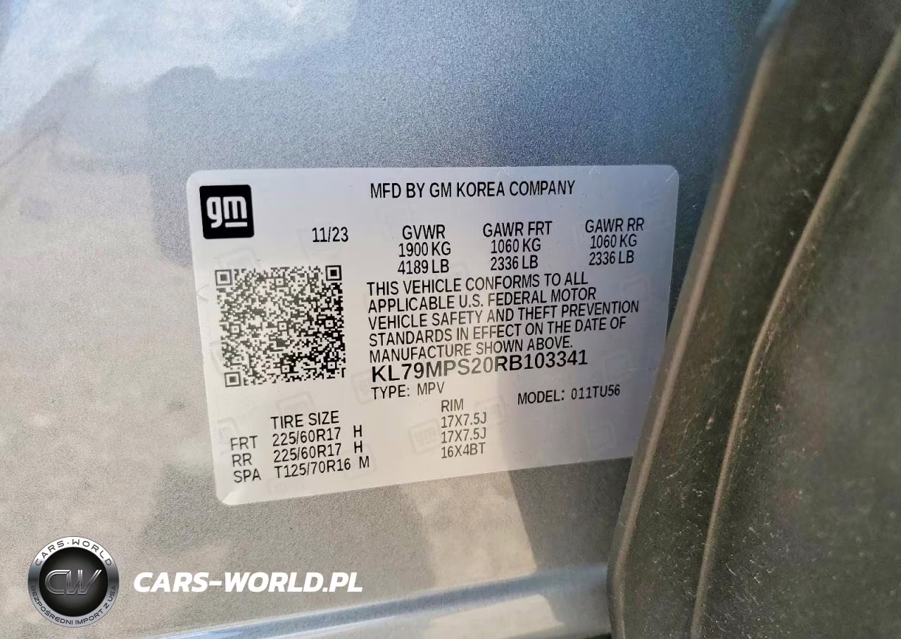 2024 Chevrolet Trailblazer Lt VIN:KL79MPS20RB103341 - 13