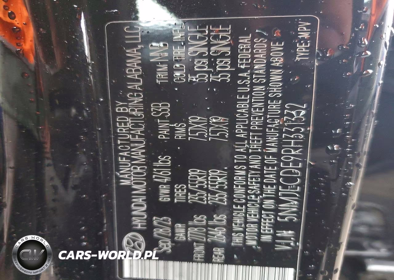 2024 Hyundai Tucson Limited VIN:5NMJECDE9RH331332 - 12