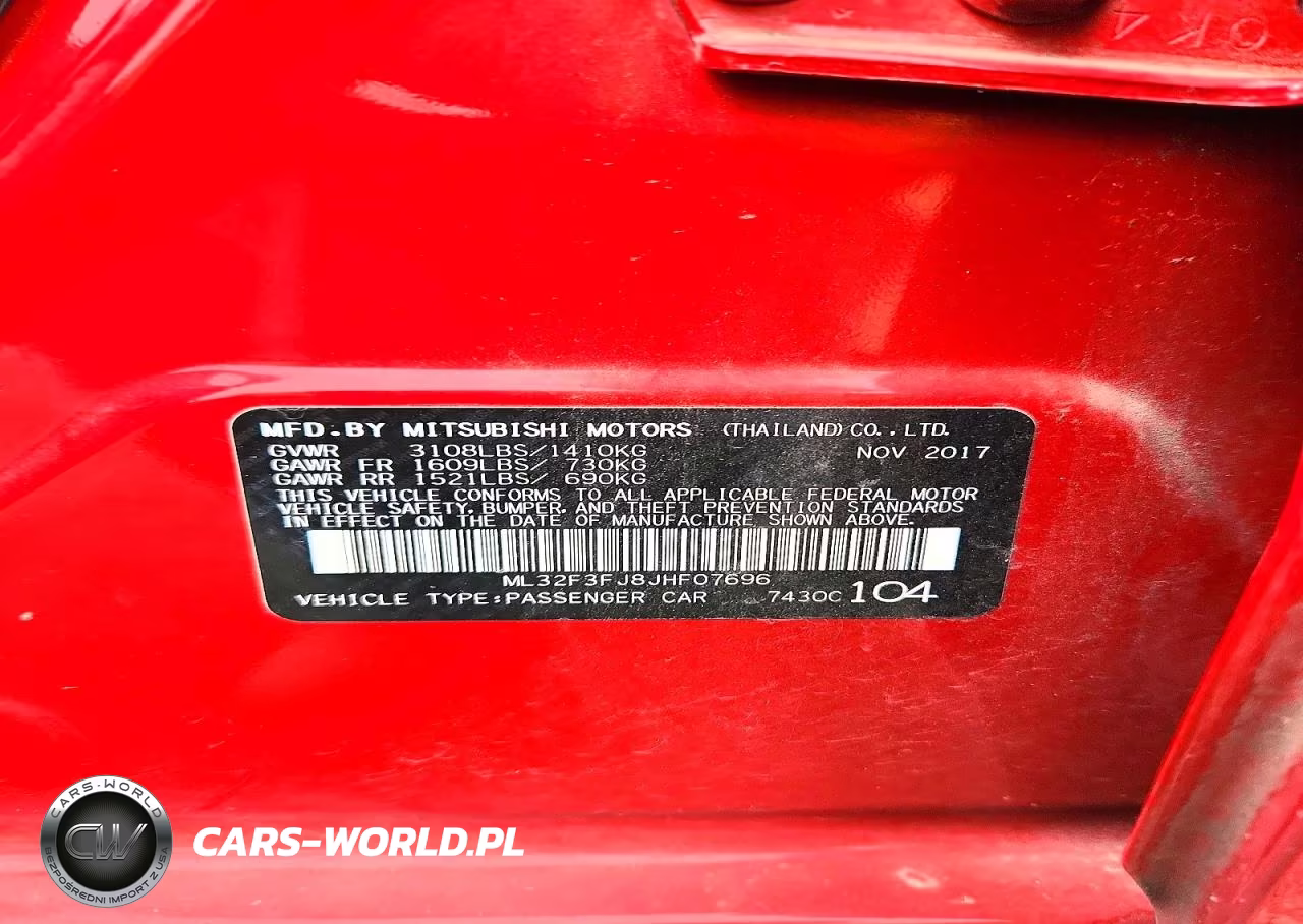 2018 Mitsubishi Mirage G4 VIN:ML32F3FJ8JHF07696 - 12