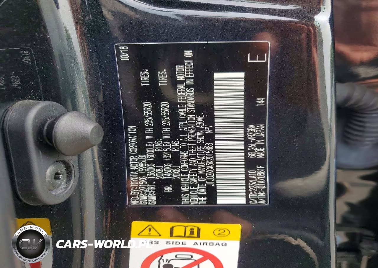 2019 Lexus Rx 350 L VIN:JTJDZKCA3K2015488 - 13