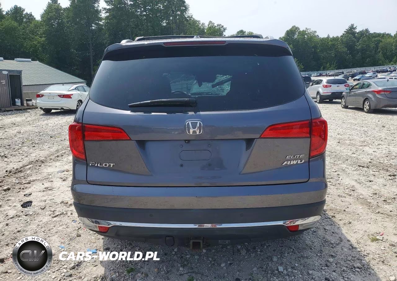 2017 Honda Pilot Elite VIN:5FNYF6H02HB012561 - 6