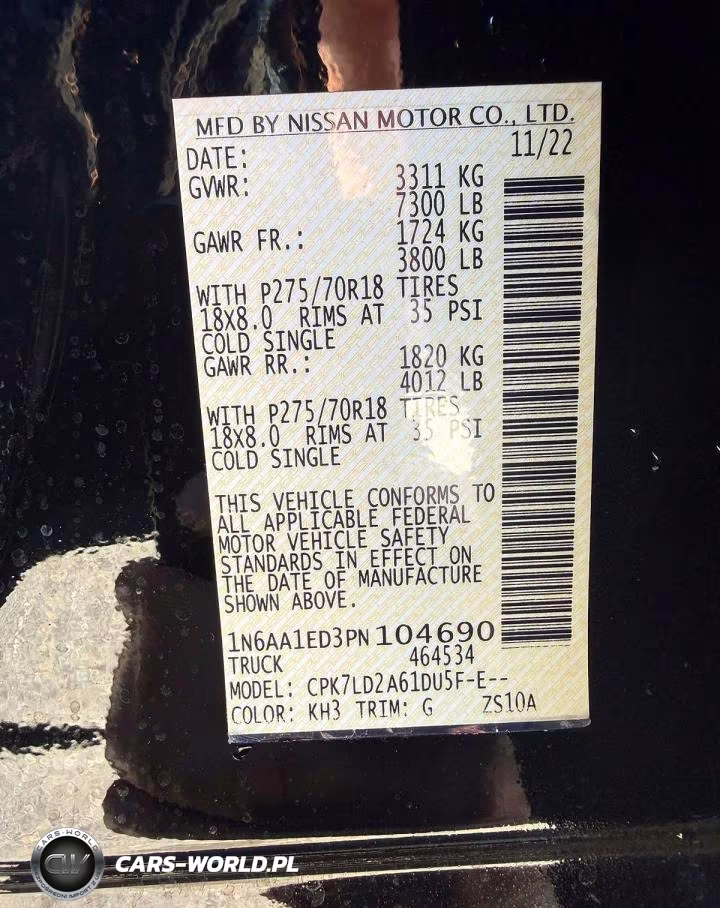 2023 Nissan Titan Pro-4X VIN:1N6AA1ED3PN104690 - 11