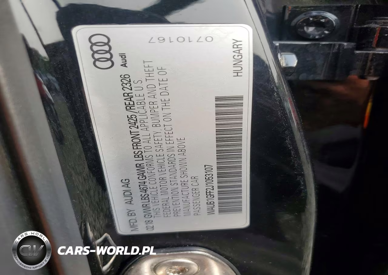 2018 Audi S3 Premium Plus VIN:WAUB1GFF2J1053107 - 13