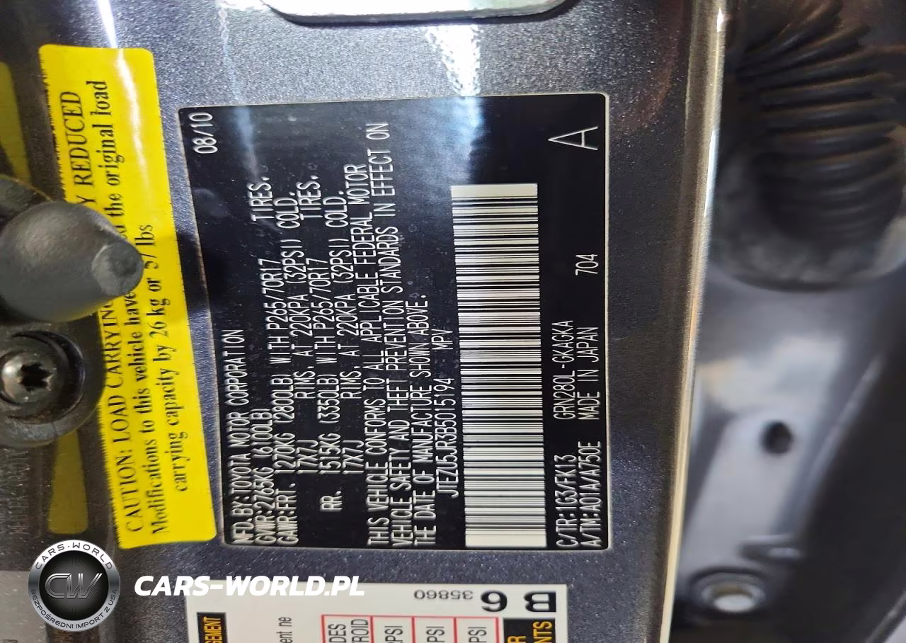 2011 Toyota 4Runner Sr5 VIN:JTEZU5JR3B5015194 - 12