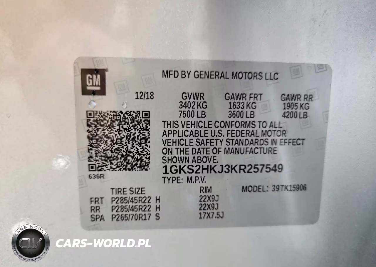 2019 GMC Yukon Xl Denali VIN:1GKS2HKJ3KR257549 - 14