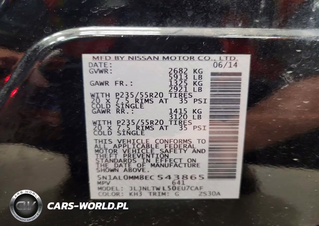 2014 Infiniti Qx60 Base VIN:5N1AL0MM8EC543865 - 13