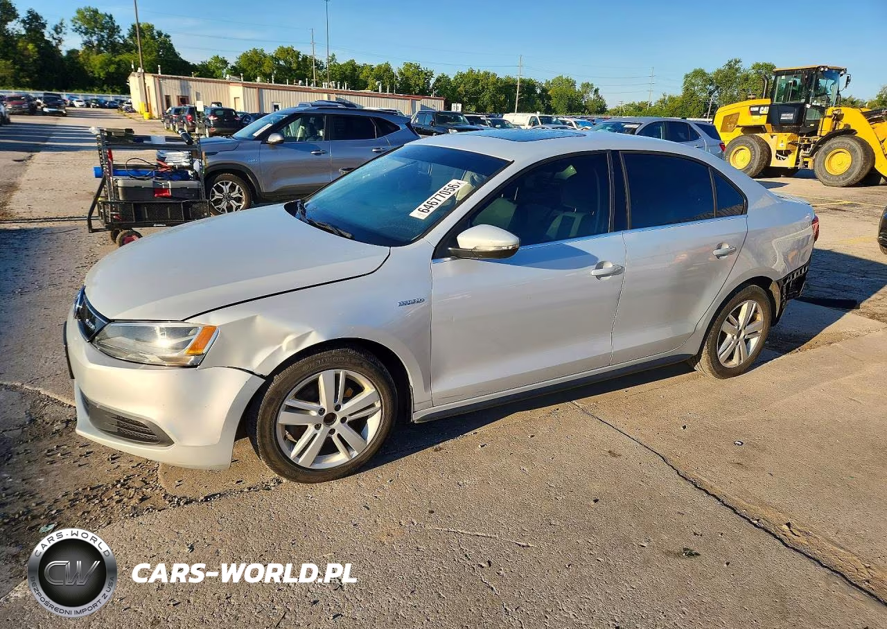 2013 Volkswagen Jetta Hybrid VIN:3VW637AJ4DM272648 - 1