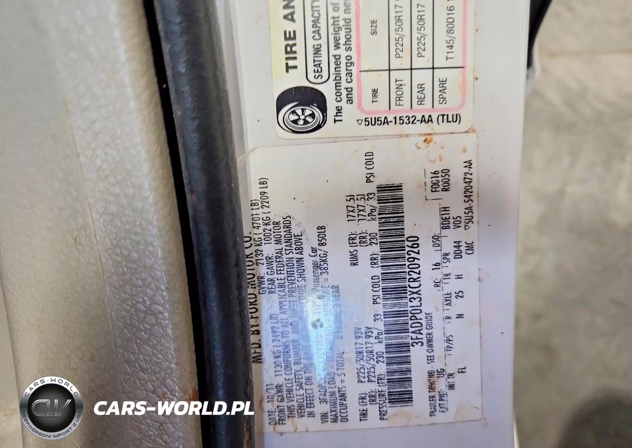 2012 Ford Fusion Hybrid VIN:3FADP0L3XCR209260 - 14