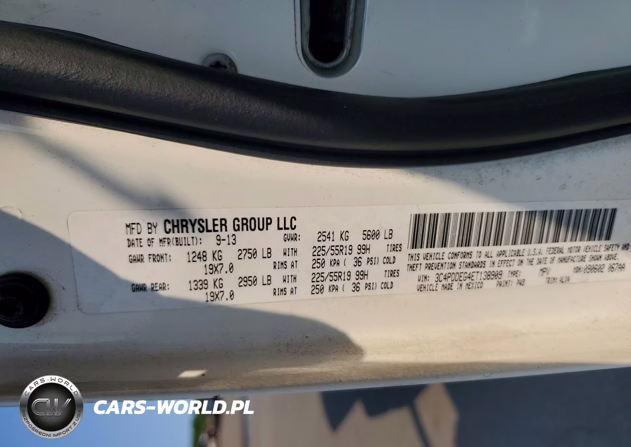 2014 Dodge Journey R-T VIN:3C4PDDEG4ET138909 - 14