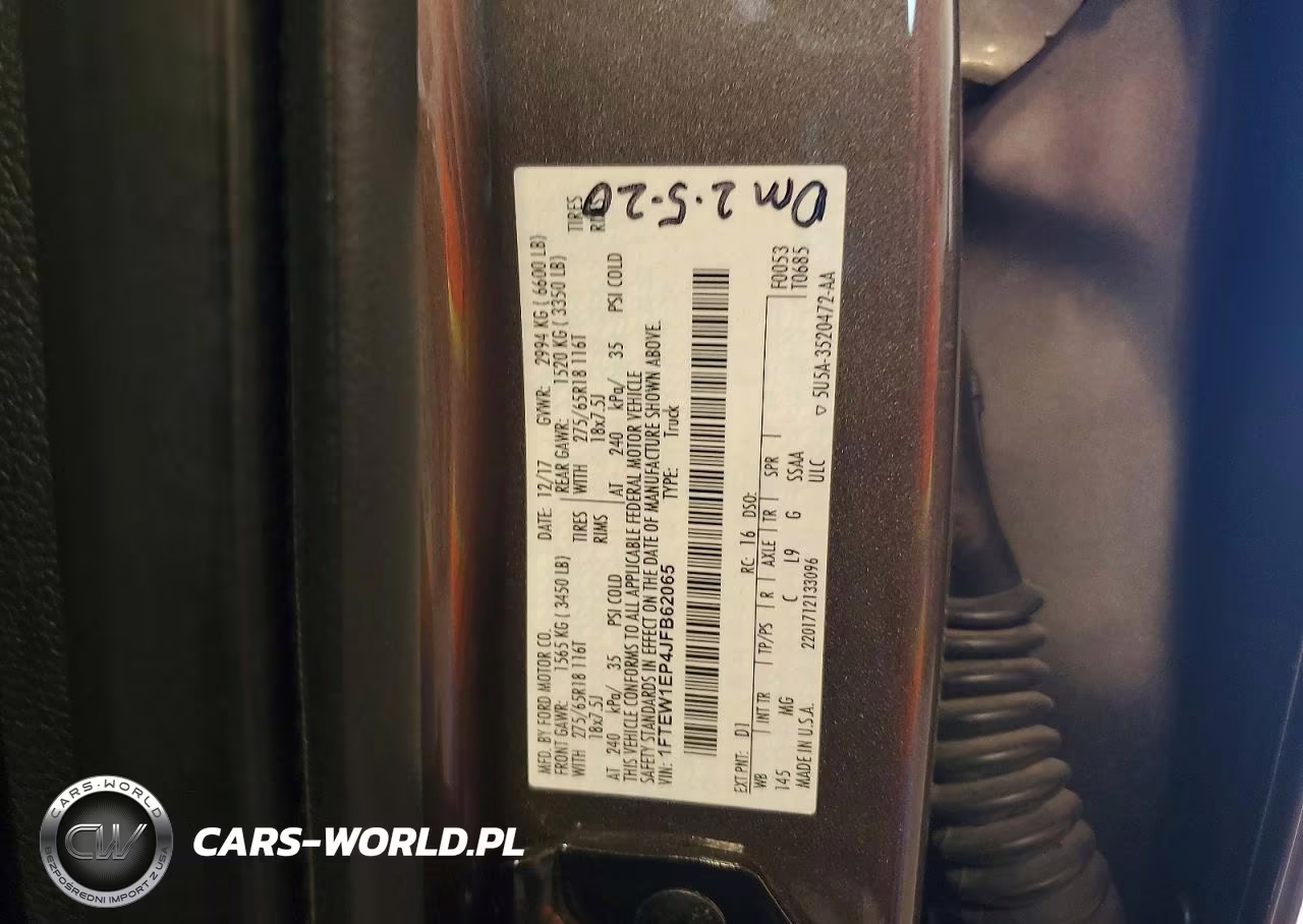 2018 Ford F150 Supercrew VIN:1FTEW1EP4JFB62065 - 12