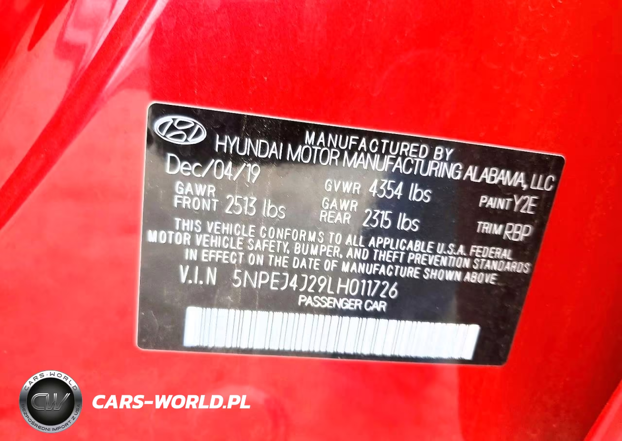 2020 Hyundai Sonata Sel Plus VIN:5NPEJ4J29LH011726 - 12