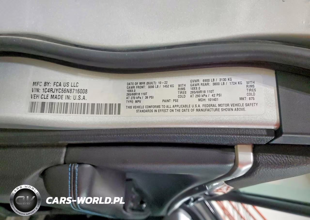 2022 Jeep Grand Cherokee Trailhawk 4Xe VIN:1C4RJYC66N8716008 - 13