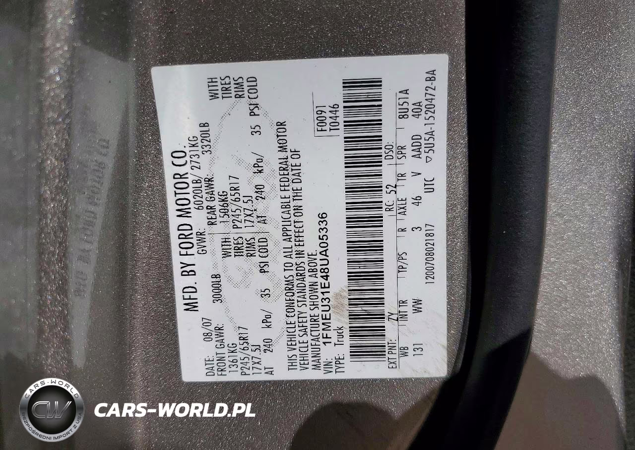 2008 Ford Explorer Sport Trac Xlt VIN:1FMEU31E48UA05336 - 12