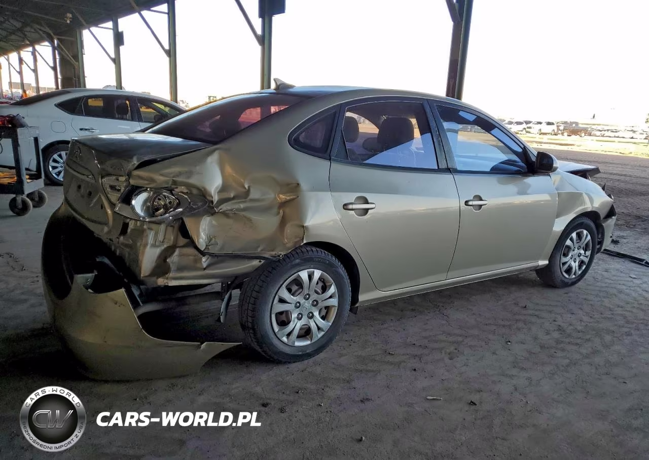 2010 Hyundai Elantra Blue VIN:KMHDU4ADXAU202364 - 3