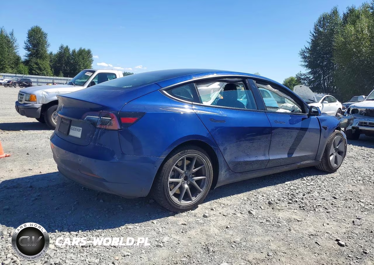 2021 Tesla Model 3 VIN:5YJ3E1EAXMF022858 - 3