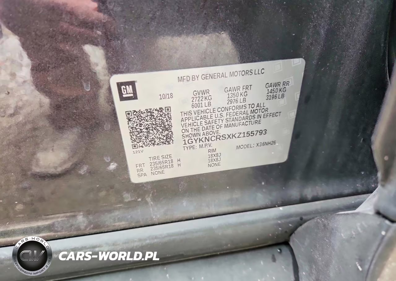 2019 Cadillac Xt5 Luxury VIN:1GYKNCRSXKZ155793 - 13
