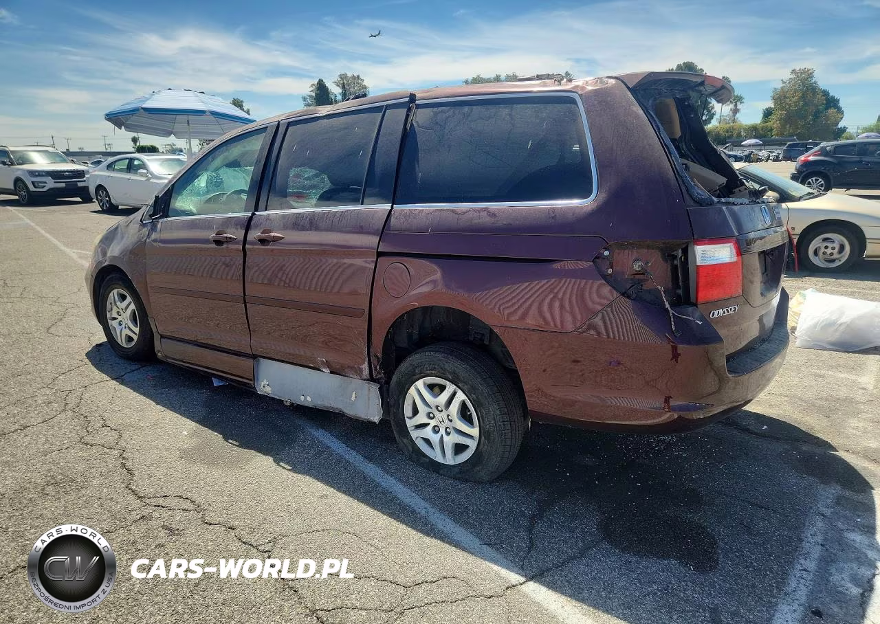 2007 Honda Odyssey Ex VIN:5FNRL38497B118065 - 2
