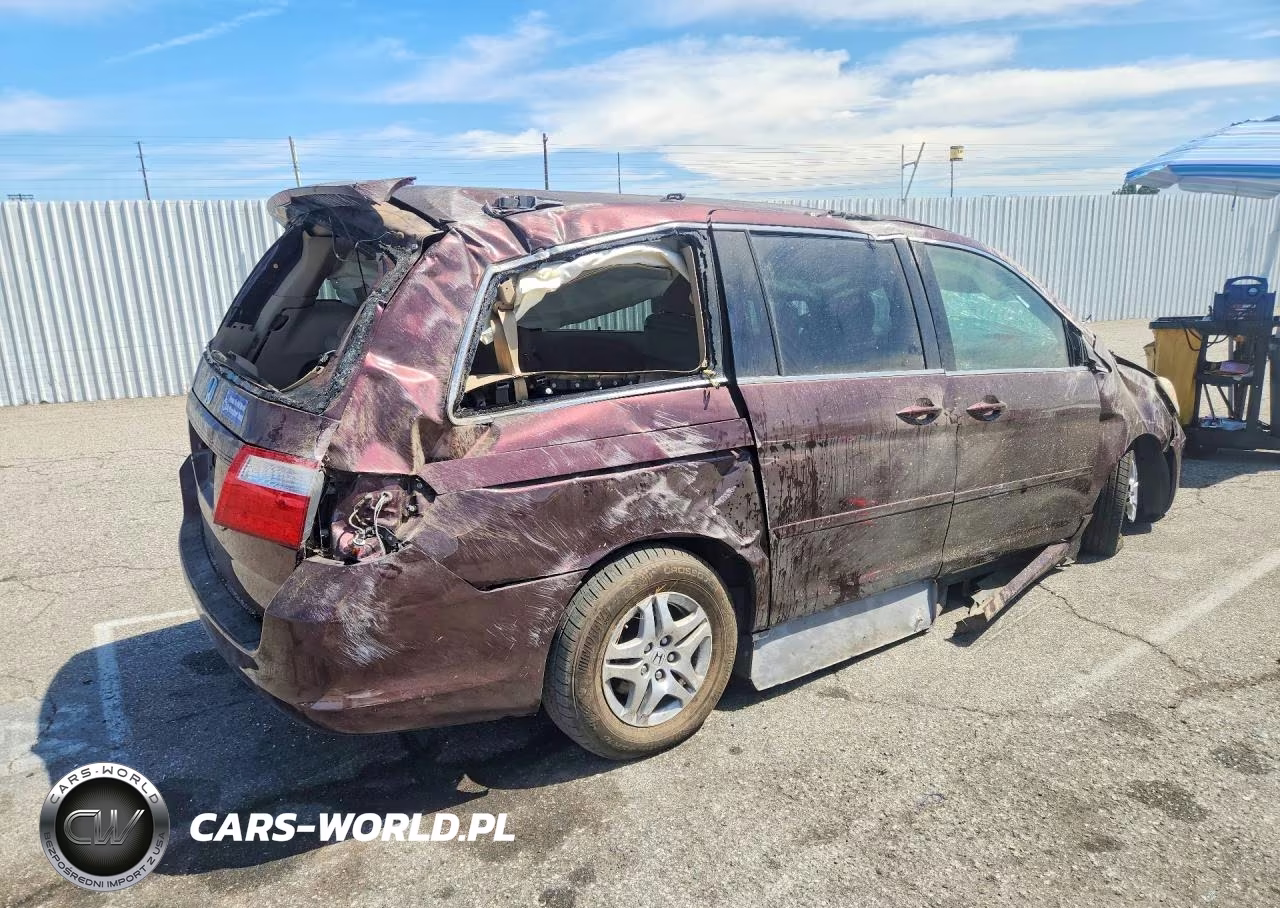 2007 Honda Odyssey Ex VIN:5FNRL38497B118065 - 3