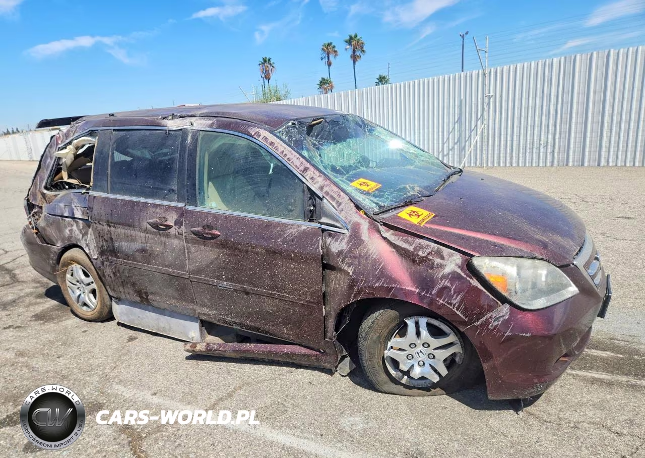 2007 Honda Odyssey Ex VIN:5FNRL38497B118065 - 4