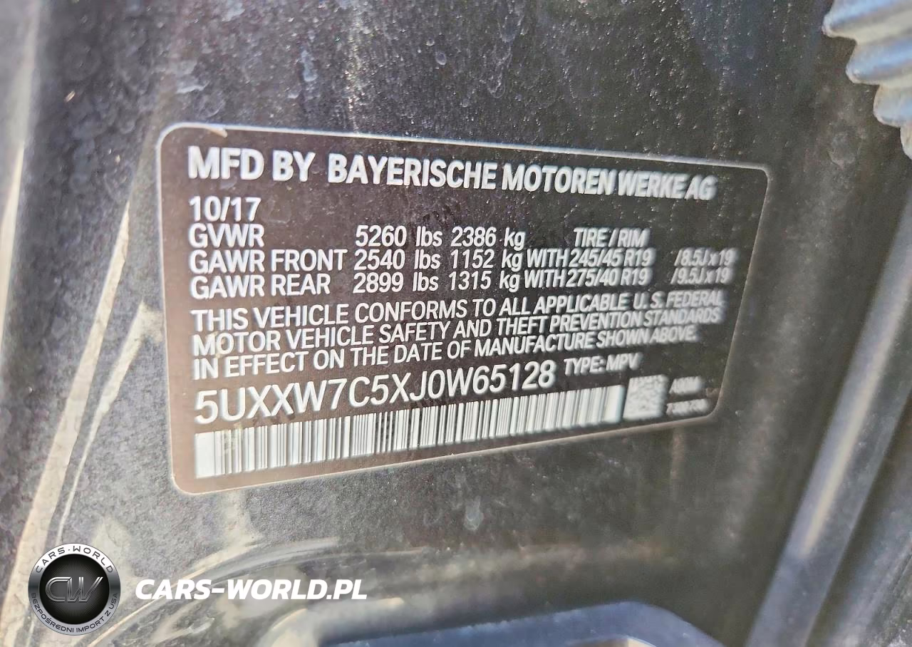 2018 BMW X4 xDrivem40I VIN:5UXXW7C5XJ0W65128 - 12