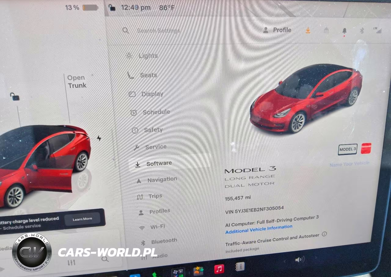 2022 Tesla Model 3 VIN:5YJ3E1EB2NF305054 - 9