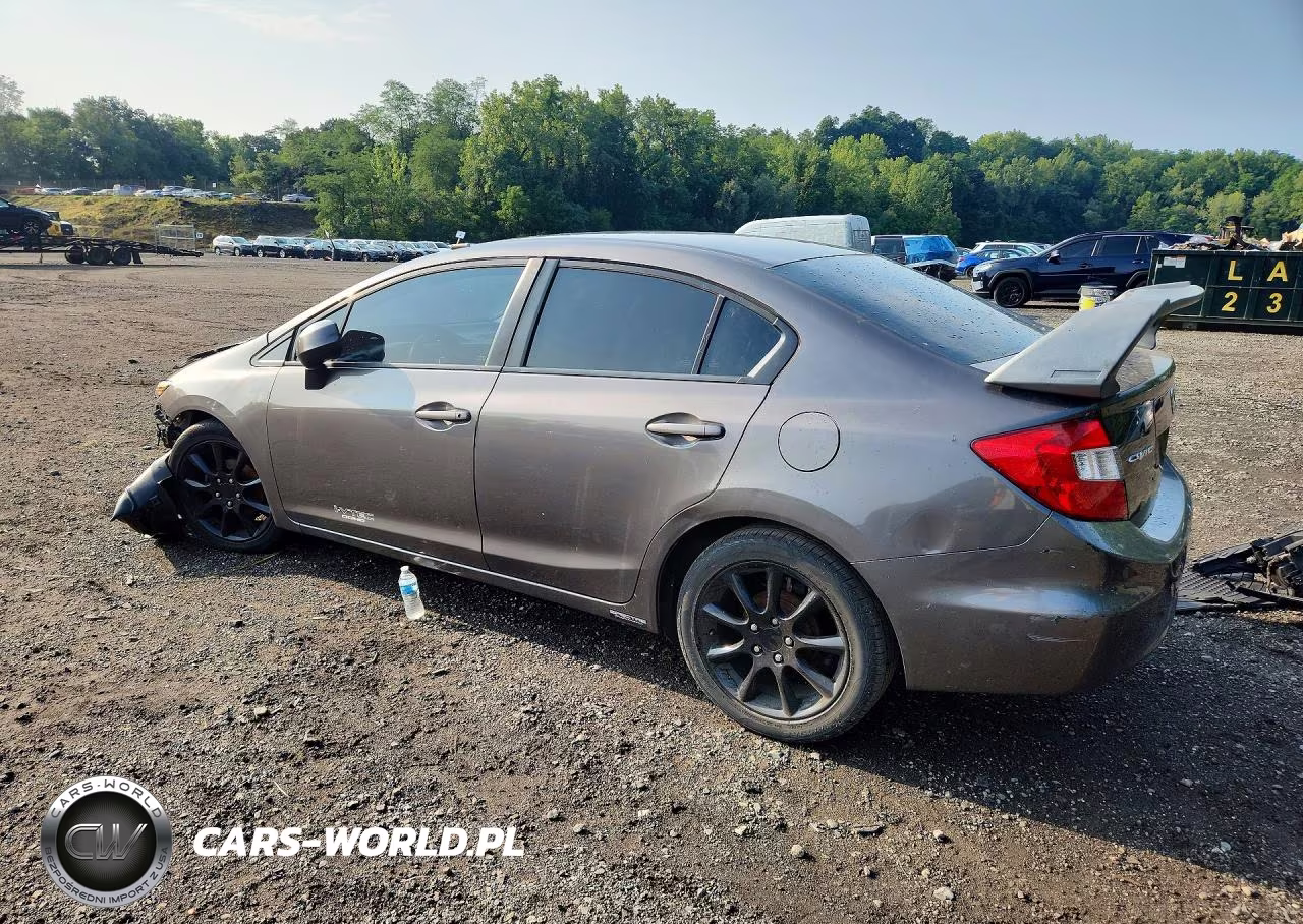 2012 Honda Civic Lx VIN:19XFB2F50CE107693 - 2