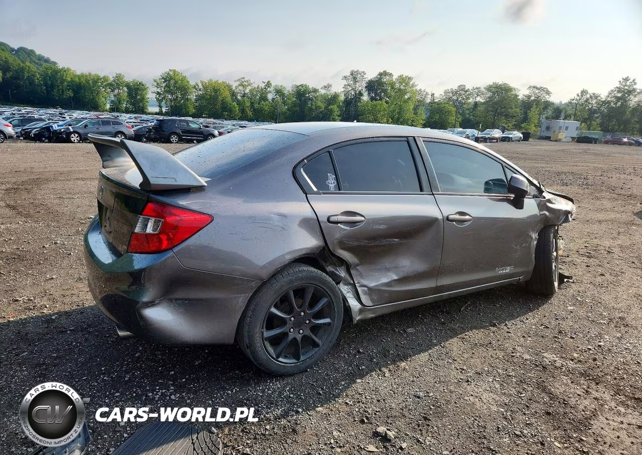 2012 Honda Civic Lx VIN:19XFB2F50CE107693 - 3