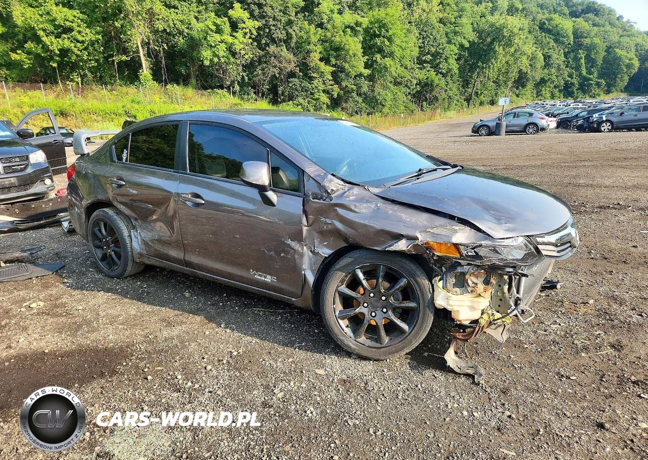 2012 Honda Civic Lx VIN:19XFB2F50CE107693 - 4