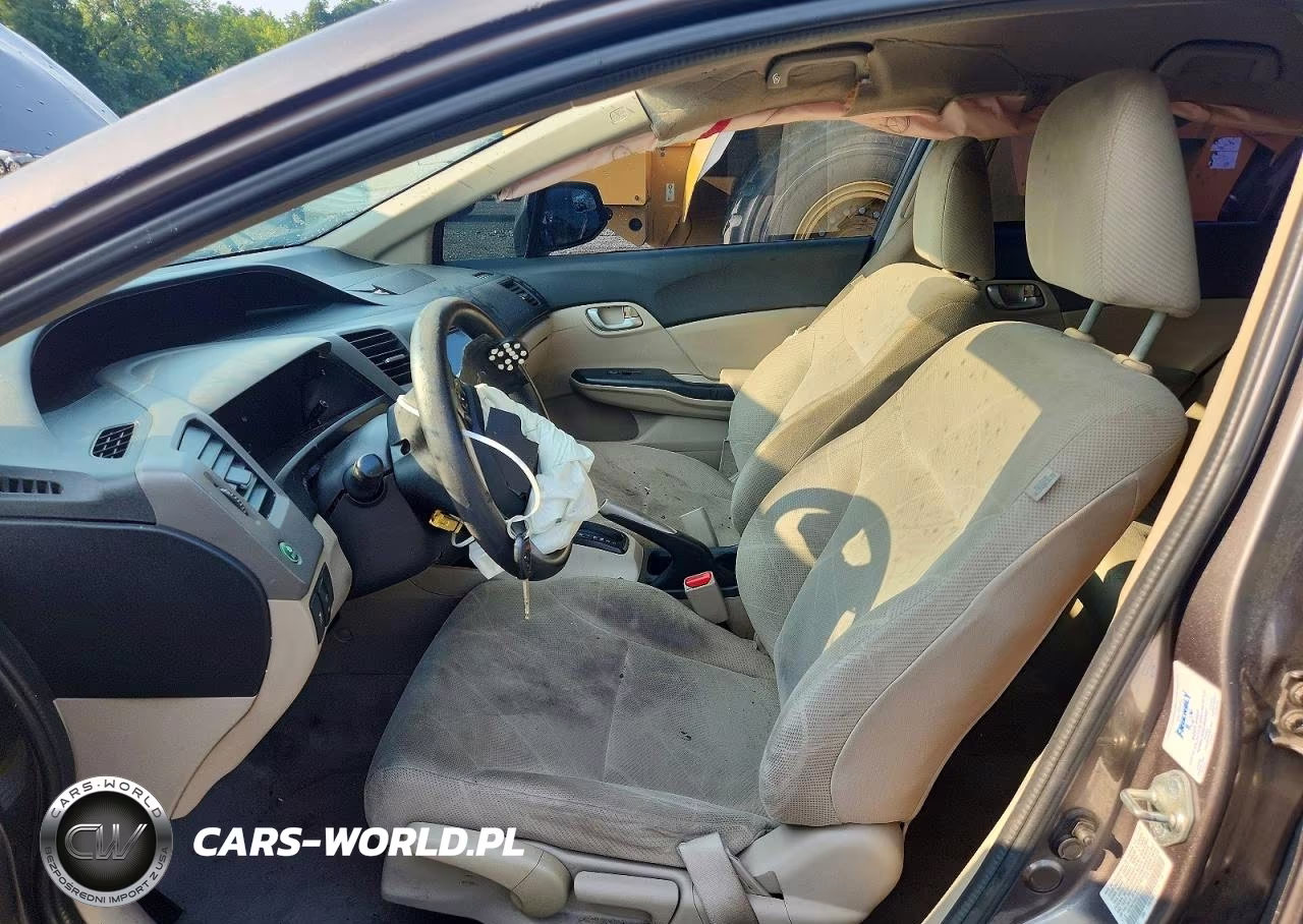 2012 Honda Civic Lx VIN:19XFB2F50CE107693 - 7
