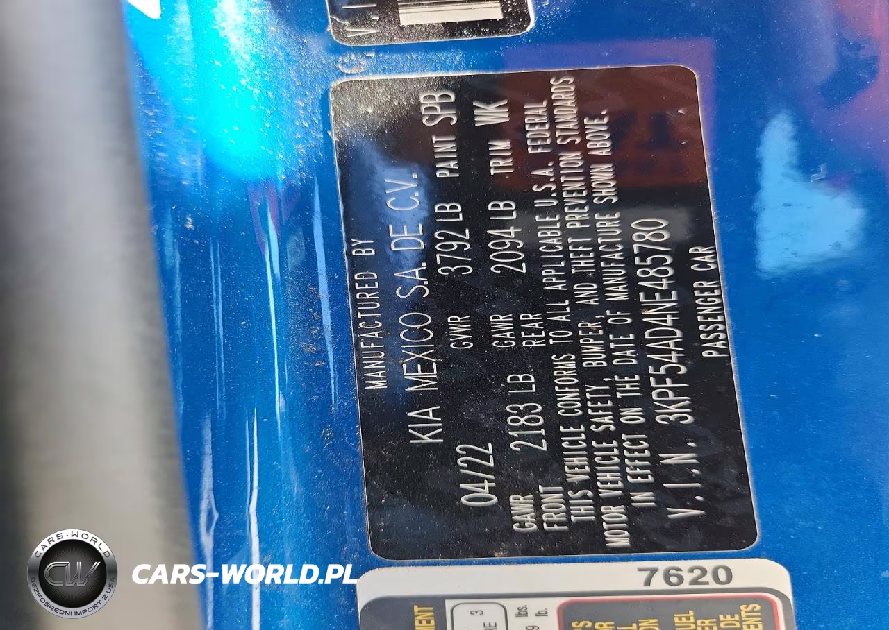 2022 Kia Forte Gt Line VIN:3KPF54AD4NE485780 - 13