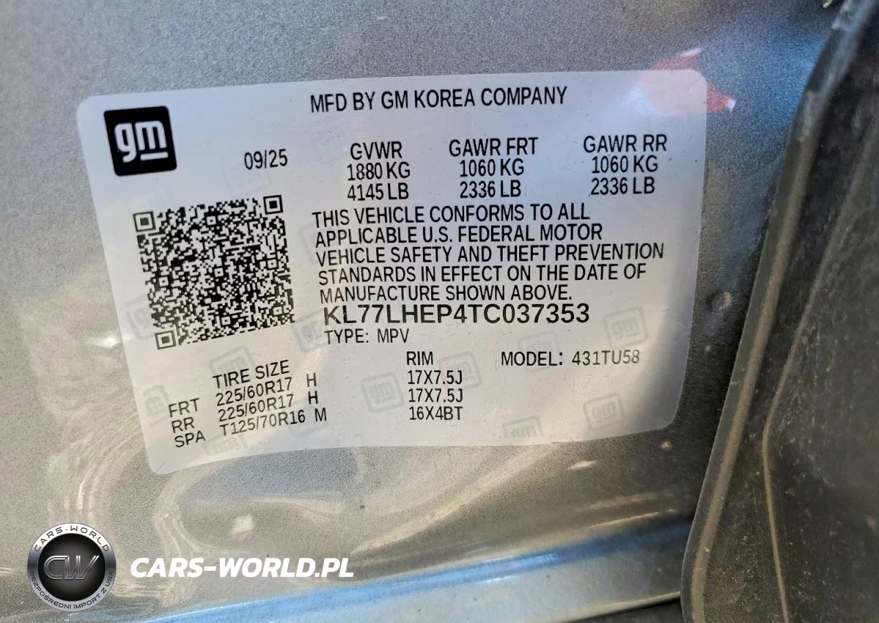2026 Chevrolet Trax 1Lt VIN:KL77LHEP4TC037353 - 13
