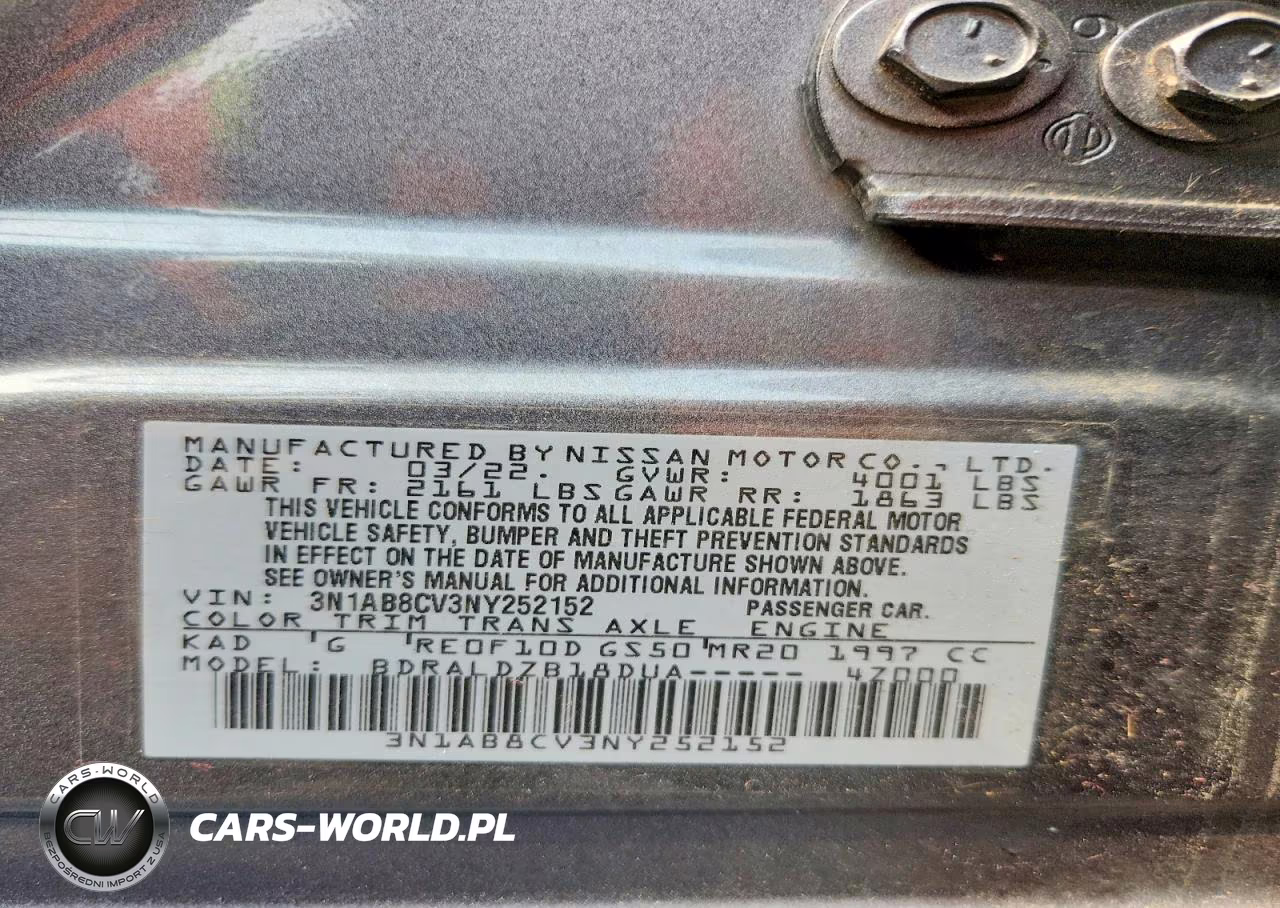 2022 Nissan Sentra Sv VIN:3N1AB8CV3NY252152 - 12