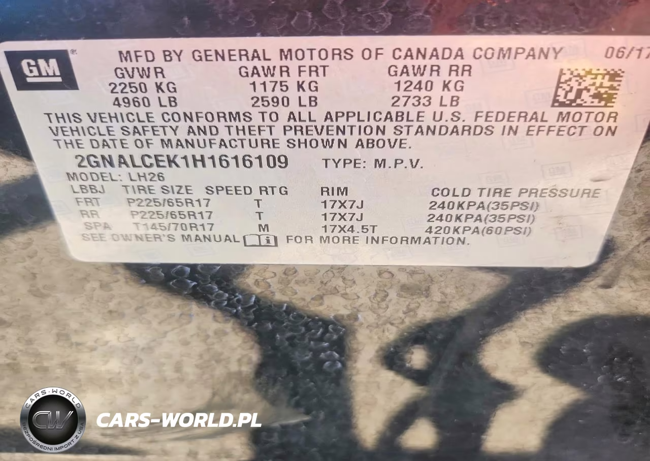 2017 Chevrolet Equinox Lt VIN:2GNALCEK1H1616109 - 13