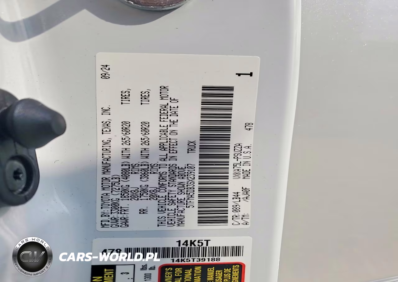 2025 Toyota Tundra 1794 Edition VIN:5TFMA5DB3SX239107 - 12