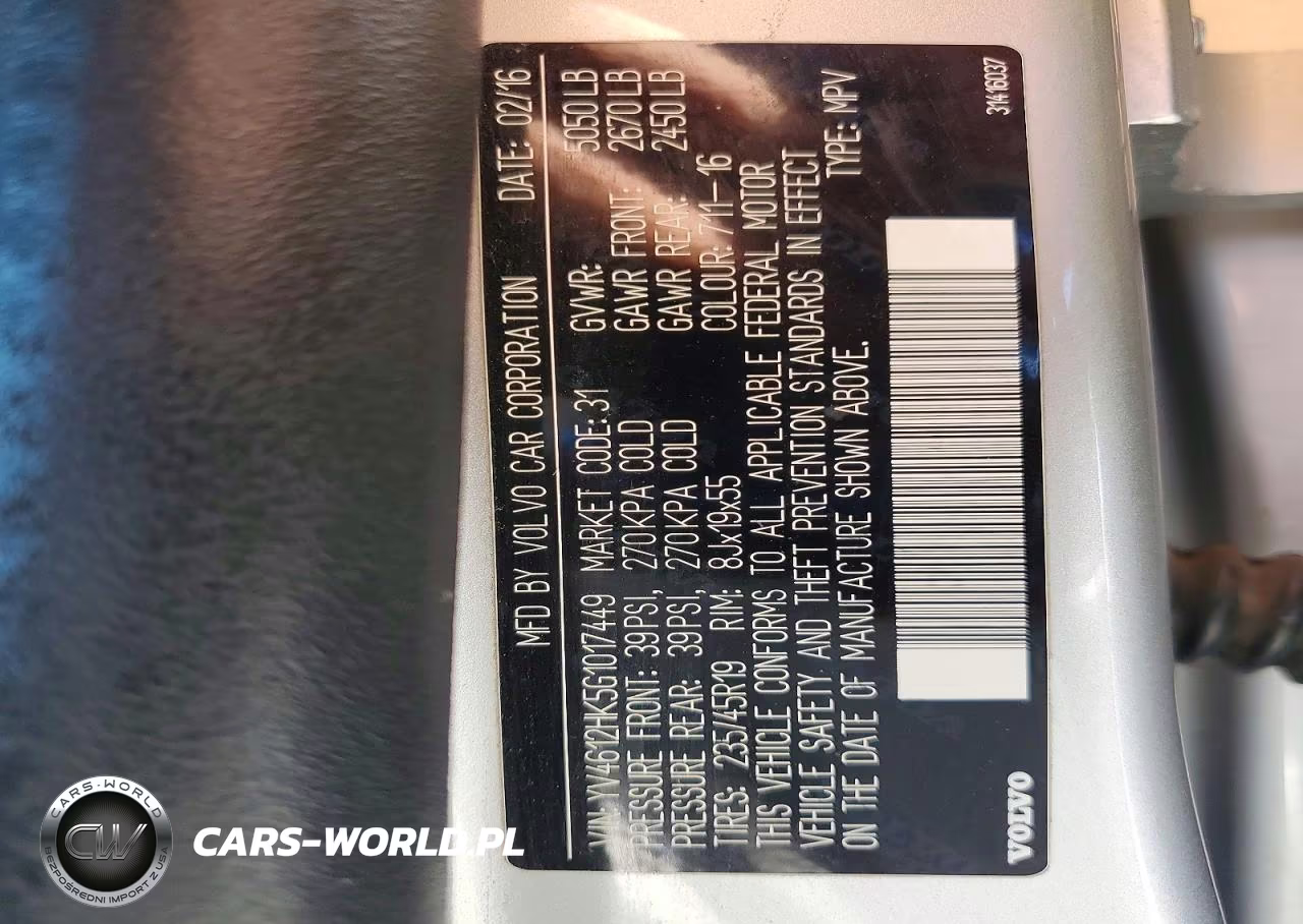2016 Volvo V60 Cross Country Premier VIN:YV4612HK5G1017449 - 12