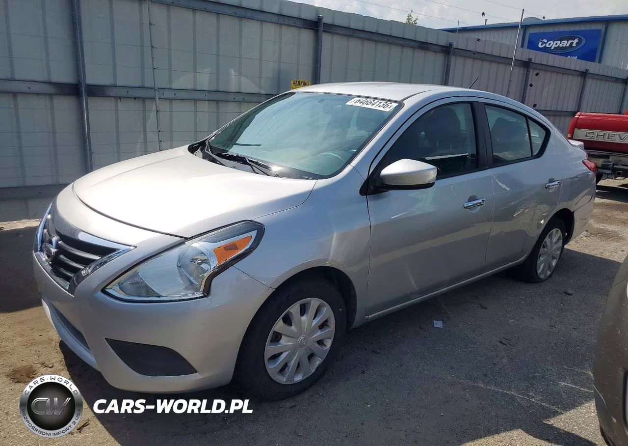 2019 Nissan Versa Sv VIN:3N1CN7AP2KL854869 - 1