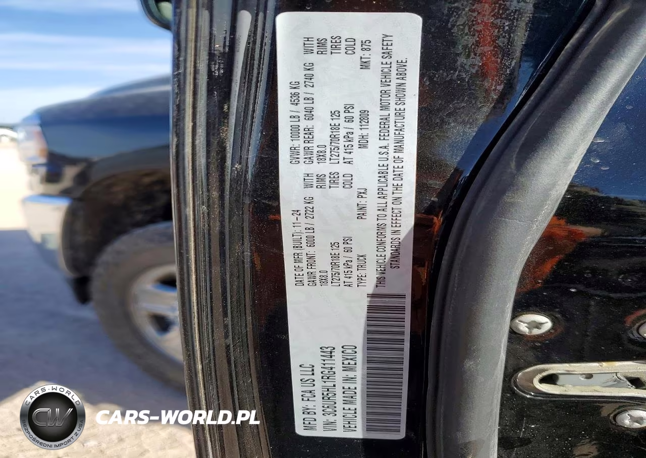 2024 Ram 2500 Flatbed Truck VIN:3C6UR5HL1RG411443 - 12