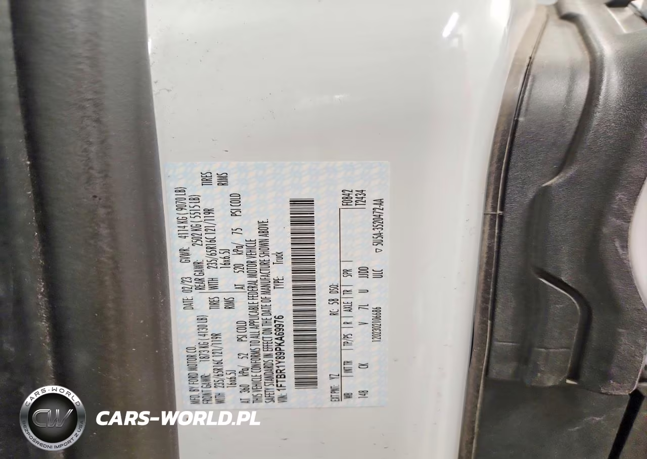 2023 Ford Transit T-250 VIN:1FTBR1Y89PKA69976 - 13