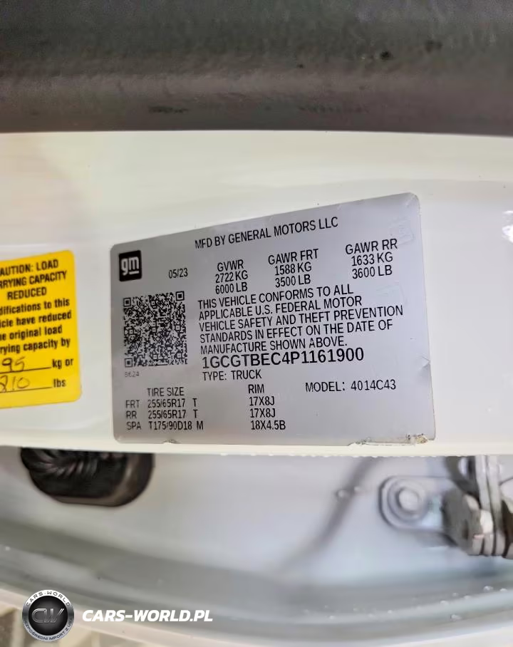 2023 Chevrolet Colorado VIN:1GCGTBEC4P1161900 - 13